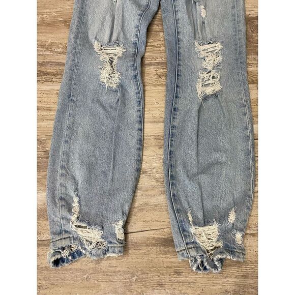 Altar’d State Jeans Distressed High Rise Light Wash Women’s Junior’s Size 3 - Picture 2 of 7